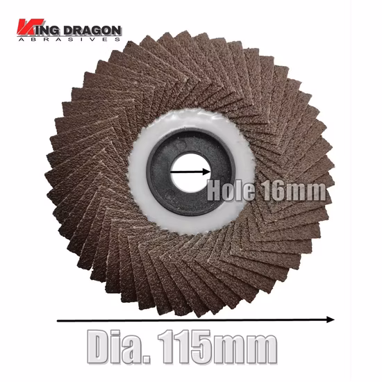 T27 115mm P80 세라믹 지르코니아 알루미나 플랩 디스크