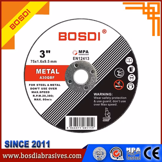 9'' 230mm T41 플랫 커팅 디스크, 금속/스테인리스강용 디스크 절단, 컷 툴링